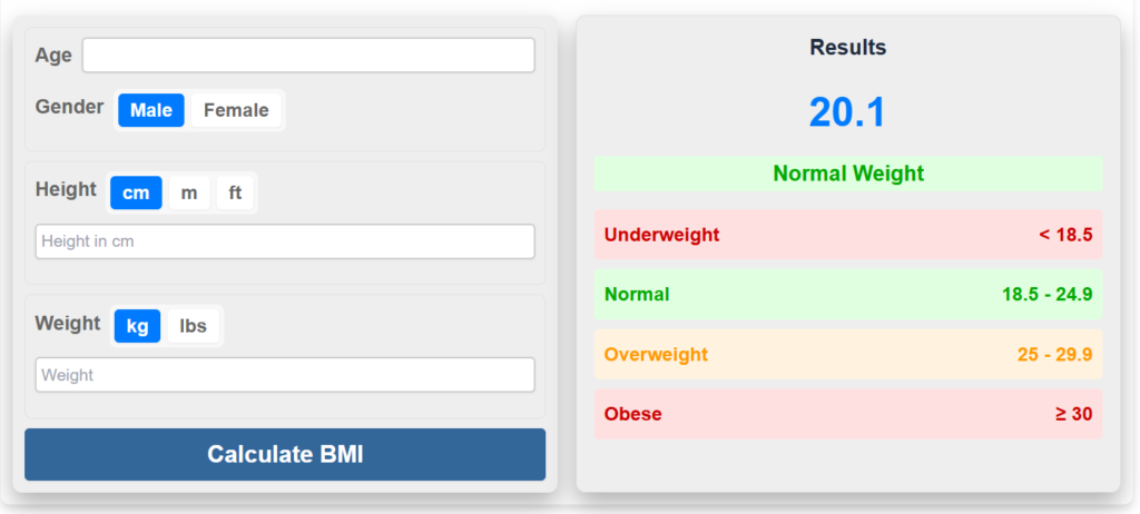 how to count bmi